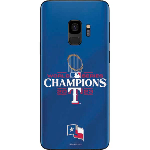 2023 World Series Champions Texas Rangers Galaxy S9 Skin